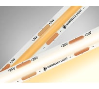 Светодиодная лента Ambrella light COB 480Led /12W m/ 24V IP20 3000K 5m GS4701