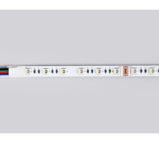 Светодиодная лента Ambrella light RGB с холодным белым светом 5050 60Led /10W m/ 24V IP20 RGBW+6500K 5m GS4403