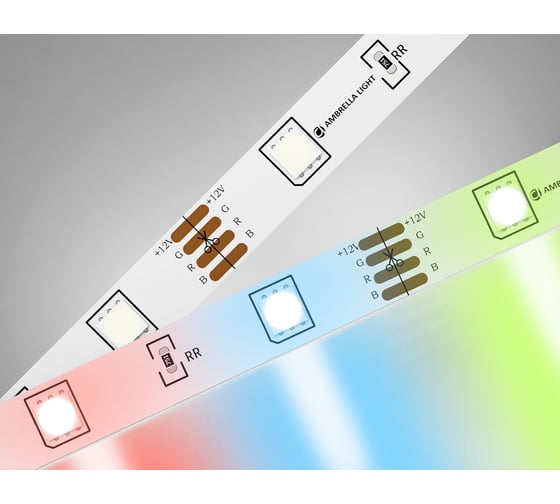 Светодиодная лента Ambrella light RGB 5050 30Led /7.2W m/ 24V IP20 RGB 5m GS4301 31945068