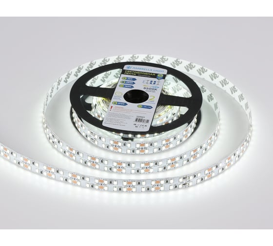 Светодиодная лента двухрядная Ambrella light 2835 240Led /19.2W m/ 12V IP20 6500K 5m GS1603