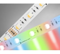 Светодиодная лента Ambrella light RGB с теплым белым светом 5050 60Led /10W m/ 24V IP20 RGBW+3000K 5m GS4401