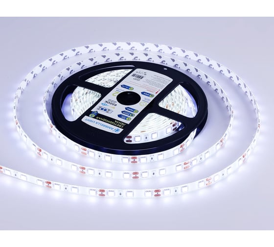 Светодиодная лента Ambrella light 5050 60Led /14.4W m/ 12V IP65 6500K 5m GS2103