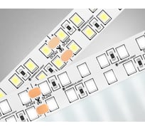 Светодиодная лента двухрядная Ambrella light 2835 240Led /24W m/ 24V IP20 4500K 5m GS3702