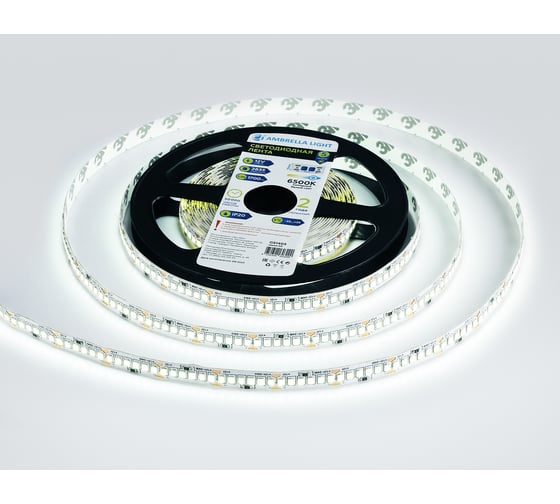 Светодиодная лента Ambrella light 2835 240Led /17W m/ 12V IP20 6500K 5m GS1403