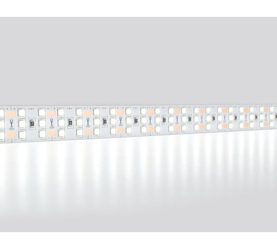Светодиодная лента трехрядная Ambrella light 2835 324Led /26W m/ 24V IP20 6500K 5m GS3903
