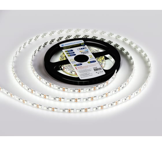 Светодиодная лента Ambrella light 2835 120Led /9.6W m/ 12V IP20 6500K 5m GS1103