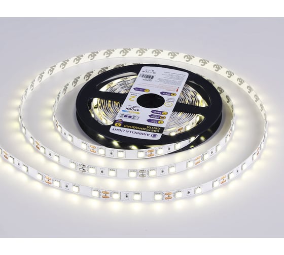 Светодиодная лента Ambrella light 5050 60Led /14.4W m/ 12V IP20 4500K 5m GS2002
