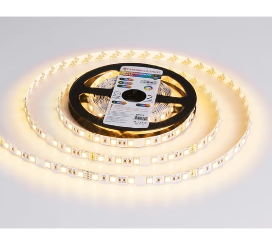Светодиодная лента Ambrella light RGB 5050 60Led /14.4W m/ 24V IP20 RGB 5m GS4302