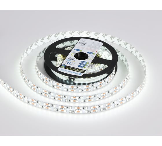 Светодиодная лента двухрядная Ambrella light 2835 240Led /24W m/ 12V IP20 6500K 5m GS1703