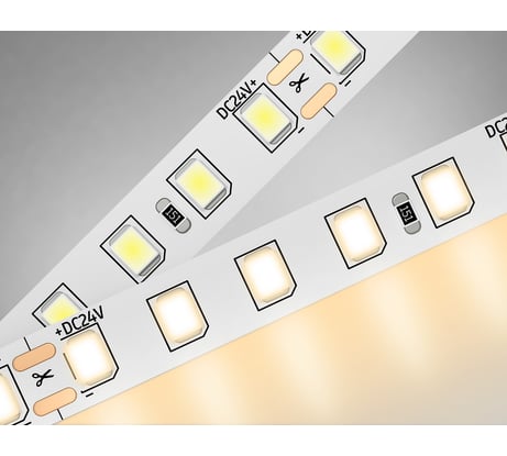 Светодиодная лента Ambrella light 2835 120Led /10W m/ 24V IP20 3000K 5m GS3101