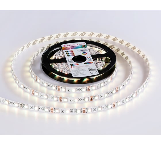 Светодиодная лента Ambrella light RGB 5050 60Led /14.4 m/ 12V IP20 RGB 5m GS2202