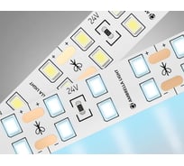 Светодиодная лента двухрядная Ambrella light 2835 204Led /20W m/ 24V IP20 6500K 5m GS3603