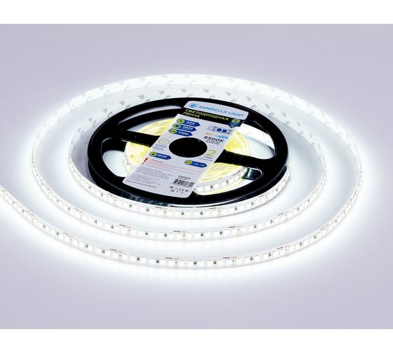 Светодиодная лента Ambrella light 2835 180Led /14.4W m/ 24V IP20 6500K 5m GS3203