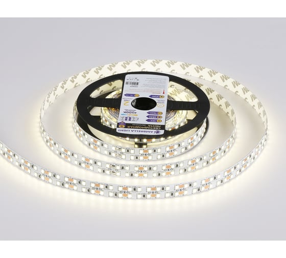 Светодиодная лента двухрядная Ambrella light 2835 240Led /19.2W m/ 12V IP20 4500K 5m GS1602