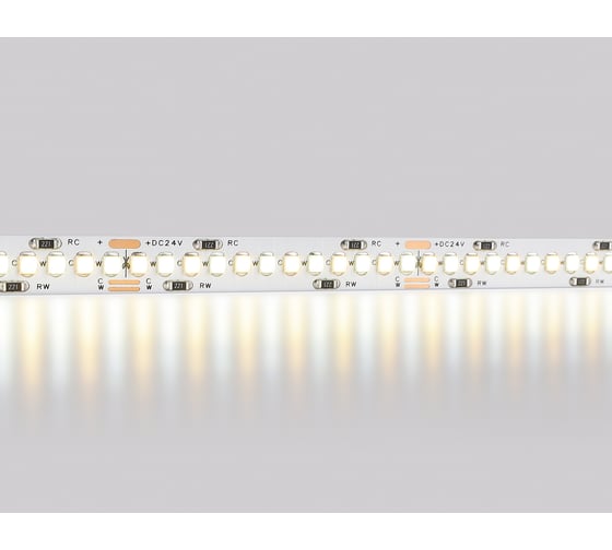 Светодиодная лента Ambrella light с регулировкой температуры света 2835 240Led /18W m/ 24V IP20 CCT 3000-6500 GS4151