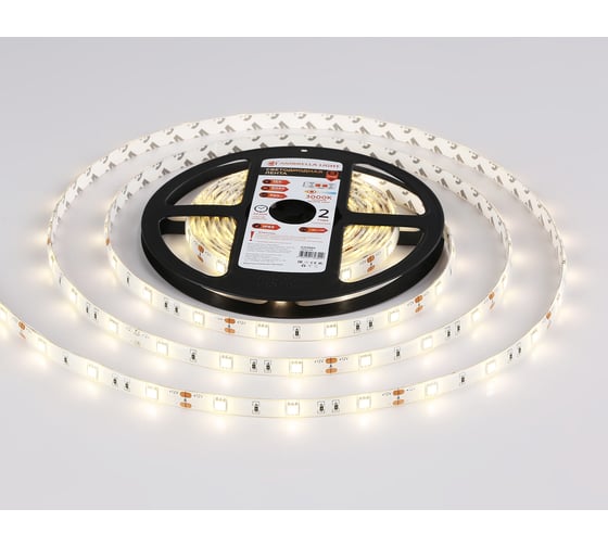 Светодиодная лента Ambrella light 5050 30Led /7.2W m/ 12V IP65 3000K 5m GS1901