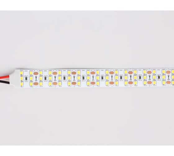 Светодиодная лента трехрядная Ambrella light 2835 324Led /26W m/ 24V IP20 4500K 5m GS3902