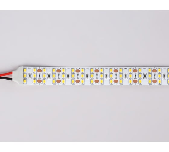 Светодиодная лента трехрядная Ambrella light 2835 324Led /26W m/ 24V IP20 3000K 5m GS3901