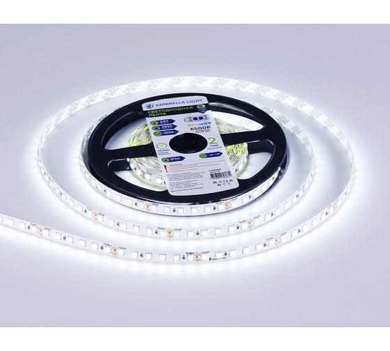 Светодиодная лента Ambrella light 2835 120Led /10W m/ 24V IP20 6500K 5m GS3103