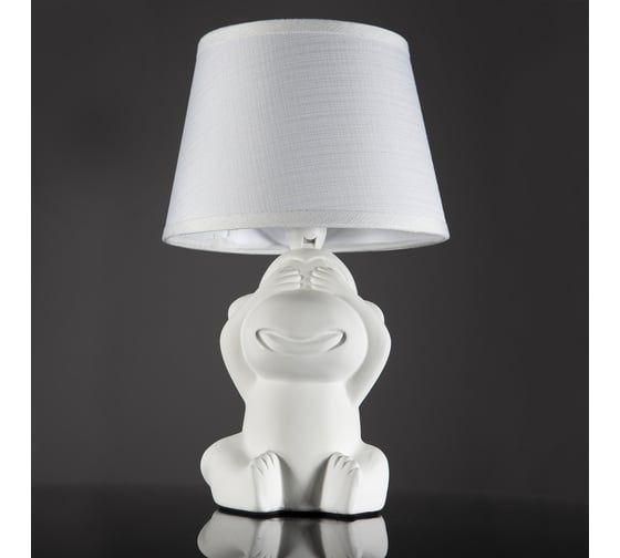 Настольный светильник ESCADA 10176/T E14*40W White monkey 10176/T White