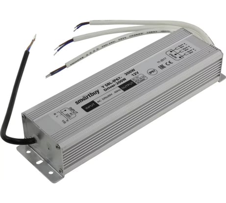 Драйвер для LED ленты Smartbuy LED, IP67, 200W SBL-IP67-Driver-200W