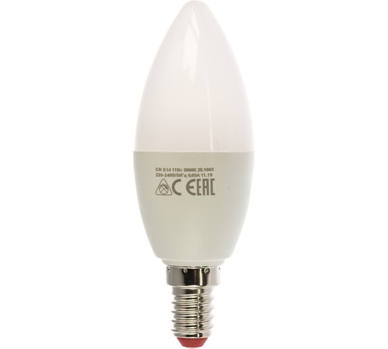 Светодиодная лампа Экономка свеча 11Вт Е14 230v 3000K 935лм Eco LED11wCNE1430 1