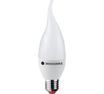 Светодиодная лампа Экономка свеча на ветру 7Вт Е14 230v 3000K 595лм Eco LED7wCWE1430