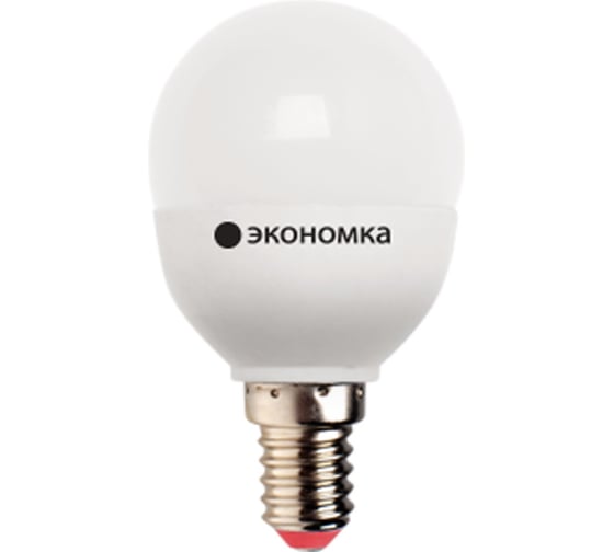 Светодиодная лампа Экономка шарик GL45 9Вт Е14 230v 3000K 765лм Eco LED9wGL45E1430 1