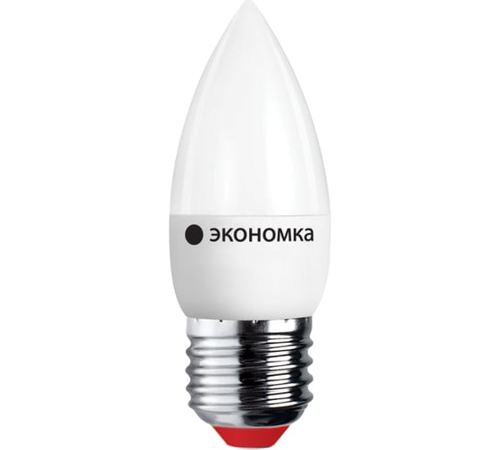 Светодиодная лампа Экономка свеча 7Вт Е27 230v 4500K 595лм Eco LED7wCNE2745 1
