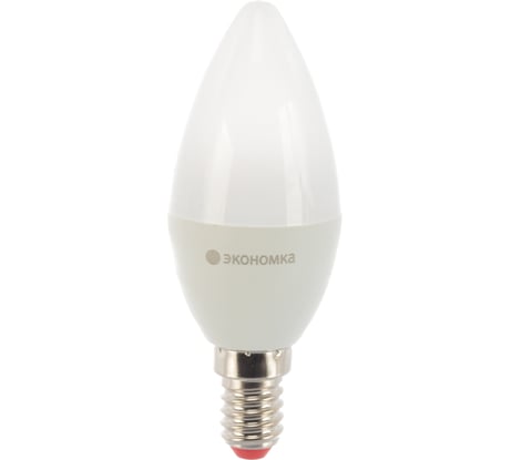 Светодиодная лампа Экономка свеча 7Вт Е14 230v 6500K 595лм Eco LED7wCNE1465