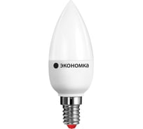 Светодиодная лампа Экономка свеча 6Вт Е14 230v 3000K 510лм Eco LED6wCNE1430