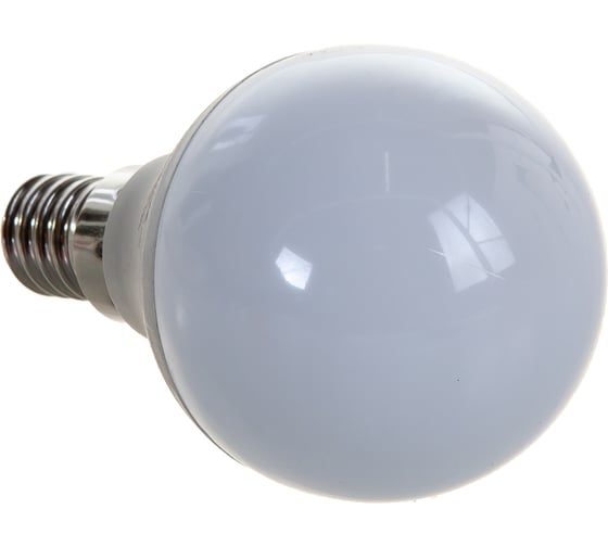 Светодиодная лампа Экономка ШАРИК GL45 7Вт Е14 230v 6500K 595лм Eco LED7wGL45E1465