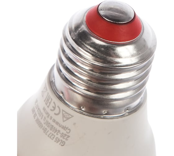Светодиодная лампа Экономка шарик GL45 7Вт Е27 230v 4500K 595лм Eco LED7wGL45E2745