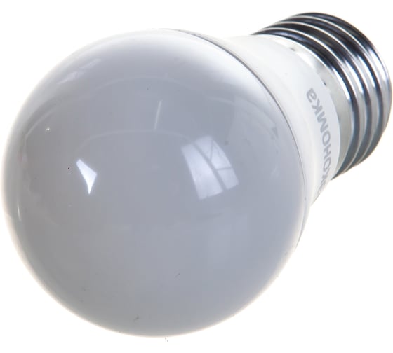 Светодиодная лампа Экономка шарик GL45 7Вт Е27 230v 4500K 595лм Eco LED7wGL45E2745