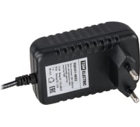 Блок питания для светодиодных лент и модулей 12v 12Вт TDM ELECTRIC 12В, IP20, адаптер, пластик SQ0331-0052