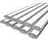 Комплект LEDCRAFT LC-LPV0722M16-1x10Silver из 10 шт серебро (1м профиль+1м рассеиватель+2 заглушки) 1611070415 1
