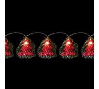 Гирлянда FERON 10 LED, теплый белый, батарейки 3*AA, IP20, CL122 26841