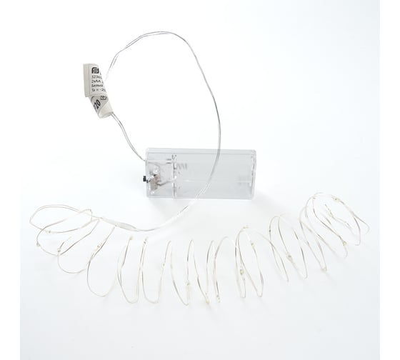 Гирлянда FERON 20 LED, мульти, батарейки 2АА, IP 20, шнур 0,5м, CL570 32363