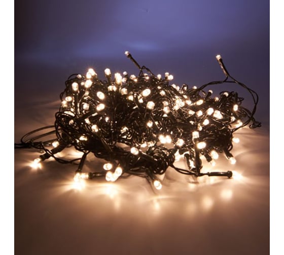 Гирлянда FERON 230V, 210 LED, 2700К, IP44, шнур 1,5м CL91 32374