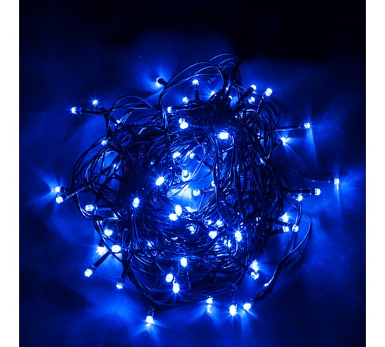 Гирлянда FERON 230V, 100 LED, синий, IP 20, шнур 1.5м, CL05 32307