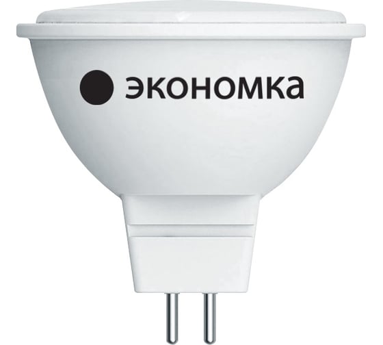 Светодиодная лампа Экономка 5Вт JCDR GU5.3 230v 4500K 325лм, матовое стекло Eco LED5wJCDRC45 fr