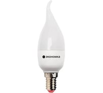 Светодиодная лампа Экономка свеча на ветру 5Вт Е14 230v 3000K 425лм Eco LED5wCWE1430