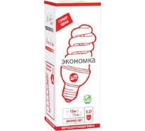 Лампа Экономка КЛЛ SPC 15W-Е27 4000К трубка Т3 1050лм LKsm SPC15wE2742eco_1