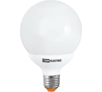 Энергосберегающая лампа TDM ELECTRIC КЛЛ-G80-15 Вт-2700 К–Е27 SQ0323-0165