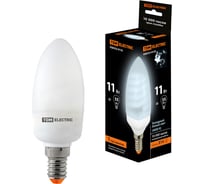 Энергосберегающая лампа TDM ELECTRIC КЛЛ-С-11 Вт-4000 К–Е14 mini SQ0323-0135