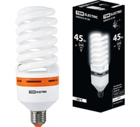 Энергосберегающая лампа TDM ELECTRIC КЛЛ-FS-45 Вт-4000 К–Е27, 73х196 мм, SQ0323-0126