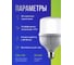 Универсальная высокомощная светодиодная лампа General Lighting Systems GLDEN-HPL-40-230-E27-4000, 40Вт, 3600Лм, 230В, цоколь Е27, колба Т-форма (цилиндр), 4000К - нейтральный белый 660006 8