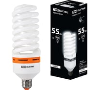Энергосберегающая лампа TDM ELECTRIC КЛЛ-FS-55 Вт-2700 К–Е27 73х218 мм SQ0323-0127