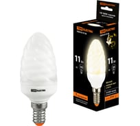 Энергосберегающая лампа TDM ELECTRIC КЛЛ-СT-11 Вт-2700 К–Е14 SQ0323-0138