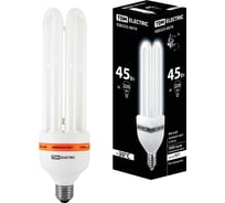 Энергосберегающая лампа TDM ELECTRIC КЛЛ-4U-45 Вт-2700 К–Е27 SQ0323-0079